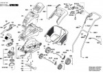 Bosch 3 600 H81 D00 ROTAK 43 Lawnmower Spare Parts